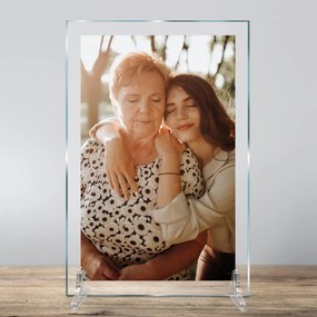 INSPIO Foto op glas, glazen plaquette met uw eigen foto's