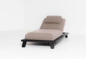 Flow. Crystal daybed taupe chiné