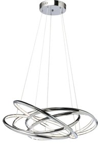 Kare Design Saturn Grote Design Hanglamp Chroom LED