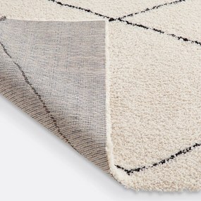 Vierkant vloerkleed in berber stijl, Fatouh