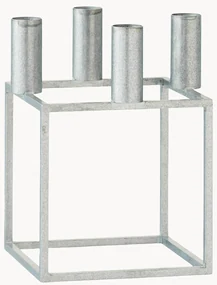 Metalen kaarshouder Kubus