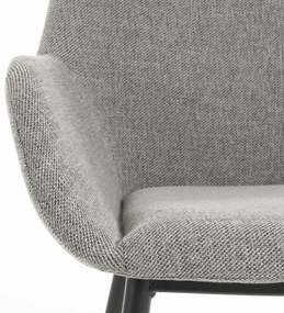 Kave Home Konna Armstoel Grijs