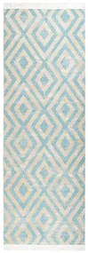 vidaXL Buitenkleed platgeweven 80x250 cm groen en beige