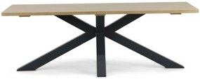 Tuinset 6 personen 220 cm Outdoor textiel Grijs Lifestyle Garden Furniture Andorra/Azzurro