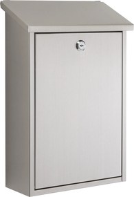 Practo Garden dallas inox - Brievenbus in inox - 10x25x40cm