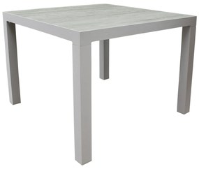 Fresno dining tuintafel 100x100xH74 cm wit keramiek