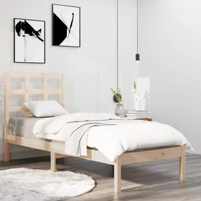 vidaXL Bedframe massief hout 90x190 cm 3FT Single