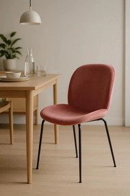 Bille Zwart Fluwelen Stoel