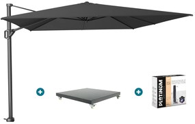 Platinum Challenger Premium T1 4x3 m - Faded Black met Marbella voet + hoes