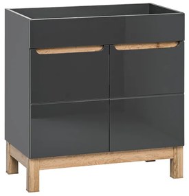 Comad Bali Grey 820 FSC onderkast 60cm eiken/antraciet