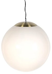 Eettafel / Eetkamer Smart Scandinavische hanglamp opaal glas 50 cm incl. Wifi A60- Ball 50 E27 Scandinavisch bol / globe / rond Binnenverlichting Lamp