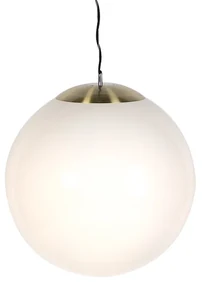 Eettafel / Eetkamer Smart Scandinavische hanglamp opaal glas 50 cm incl. Wifi A60- Ball 50 E27 Scandinavisch bol / globe / rond Binnenverlichting Lamp