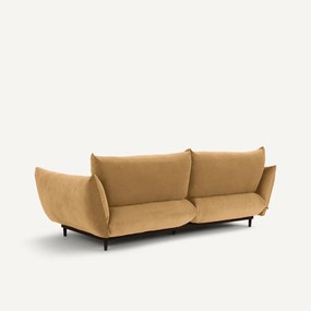 3-zits bank, stoned fluweel, VITORIA