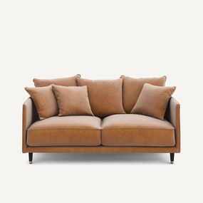 3-zits compacte fluwelen zetel, Lazare