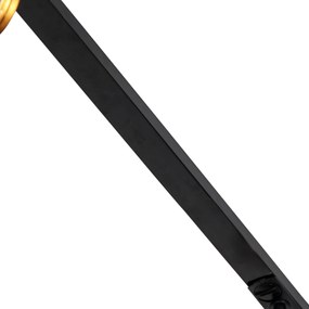 Modern 1-fase railsysteem met 5 spots donkerbrons - Jeana