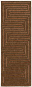 Wasbare laagpolige loper Labyrinth van Jonathan Adler