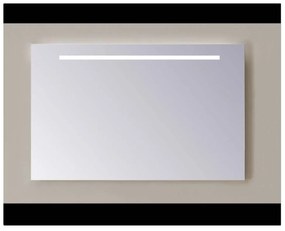 Sanicare Q-mirrors spiegel zonder omlijsting / PP geslepen 75 cm. 1 x horizontale strook met cold white leds