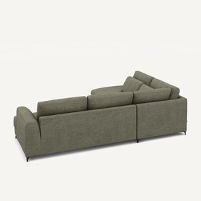 Omvormbare hoekbank links, katoen en linnen, Marsile