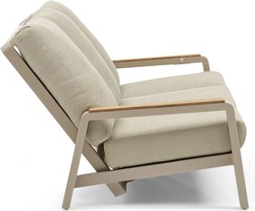 Stoel en Bank Loungeset 5 personen Aluminium Zand/Beige  Osmen Manly