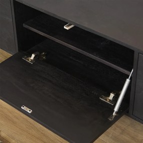 Starfurn Vision Zwart Tv-meubel Hangend 240 Cm - 240x35x30cm.