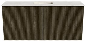 Mondiaz Joya DLux 90cm toiletmeubel shadow met wastafel faye midden zonder kraangat ostra