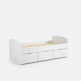 Bed met beddenbodem en lades, Sami