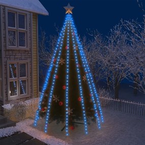 vidaXL Kerstboomverlichting met 500 LED's blauw binnen/buiten 500 cm