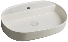 Isvea Infinity waskom 60x40cm met kraangat ivoor