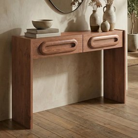 Vintage Design Sidetable Hout - 120 X 35cm.