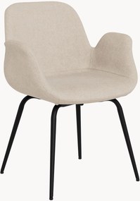 Gestoffeerde eetkamerstoelen Beth, 2 stuks