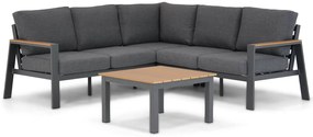 Loungeset  Aluminium/polywood Grijs  Domani Furniture Pescara