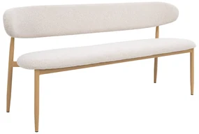 Eetkamerbank Eiken Creme 160 Cm