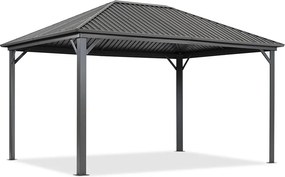 Metalen tuinhuis Sardinia 3x6 Tuinpunt antraciet