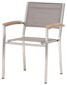 4 Seasons Outdoor | Nexxt stackable chair, mocca  Tuinstoel    beige weerbestendig