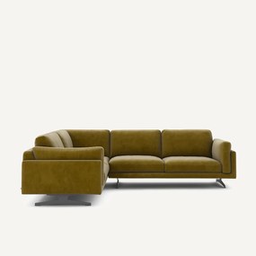 Hoekbank fluweel, César