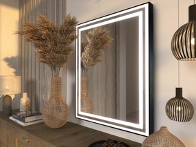 LED-spiegel in lijst voor de badkamer M3