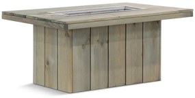 Garden Collections Basic Vuurtafel X Teak Old Teak Greywash