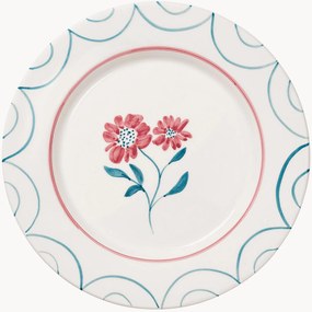 Handbeschilderd dinerbord Cottage Flower