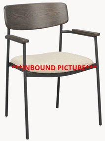 Armstoelen Maymont van eikenhout, 2 stuks