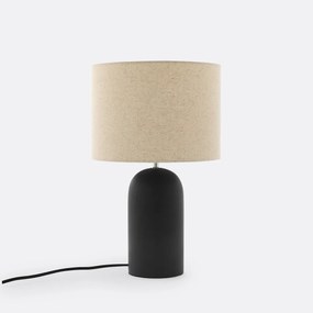 Tafellamp in beton en linnen, Emna