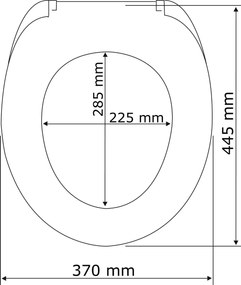 Wenko Gubbio Easy-Close toiletzitting wit