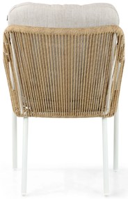 Tuinstoel Aluminium/rope Wit Hartman Cairo