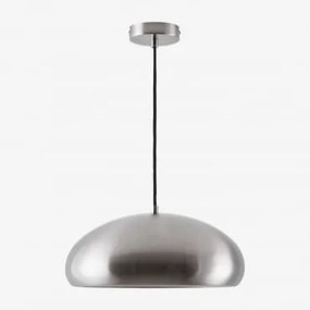 Plafondlamp In Metaal Hilma Grijs – Chroom - Sklum