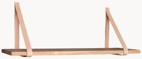 Wandplank Forno met leren riemen