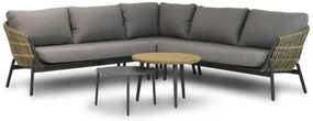 Hoek loungeset 4 personen Aluminium/wicker Taupe  Coco Nathan/Pacific