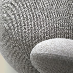 Draaibare Ronde Fauteuil Grijsbruin