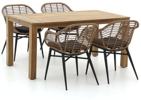 Intenso Azora/ROUGH-S 160cm dining tuinset 5-delig