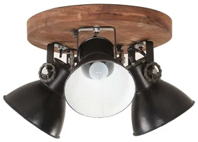 vidaXL Plafondlamp industrieel 25 W E27 42x27 cm zwart