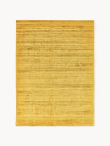 Handgeweven viscose vloerkleed Jane