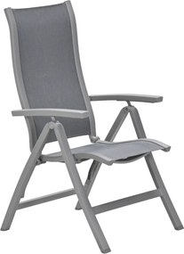 Garden Impressions Hilly tuinstoel verstelbaar taupe - 2 stuks